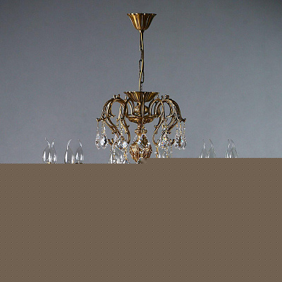 Люстра большая хрустальная Ambiente 8888/12 AB New Leaf