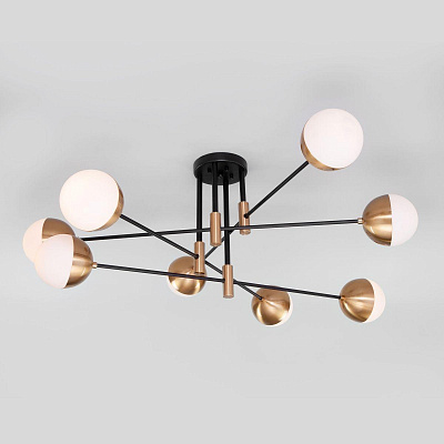 Люстра потолочная Eurosvet 70129/8 латунь